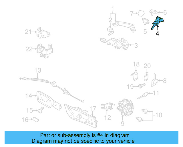 Lock Cylinder 107-837-167-AM - View 4