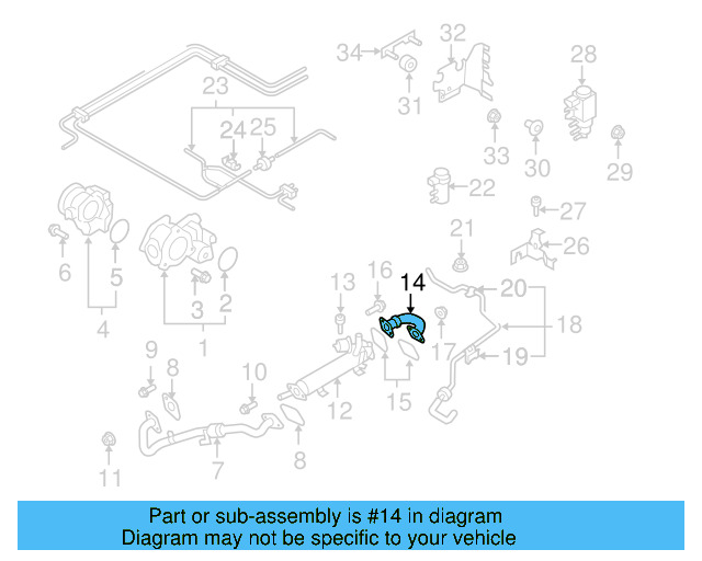 Connector Pipe 03G-131-521-AJ - View 32