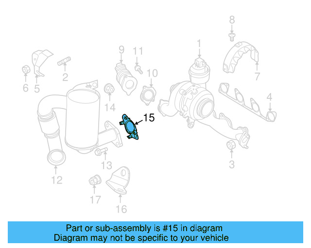 Connector Pipe Gasket 03G-131-547-H - View 36