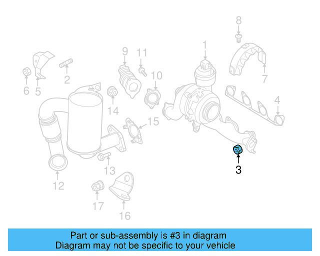 Exhaust Manifold Lock Nut N-908-946-01 - View 87