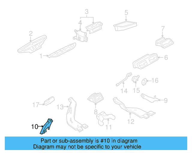 Floor Duct 3C1-819-151 - View 6