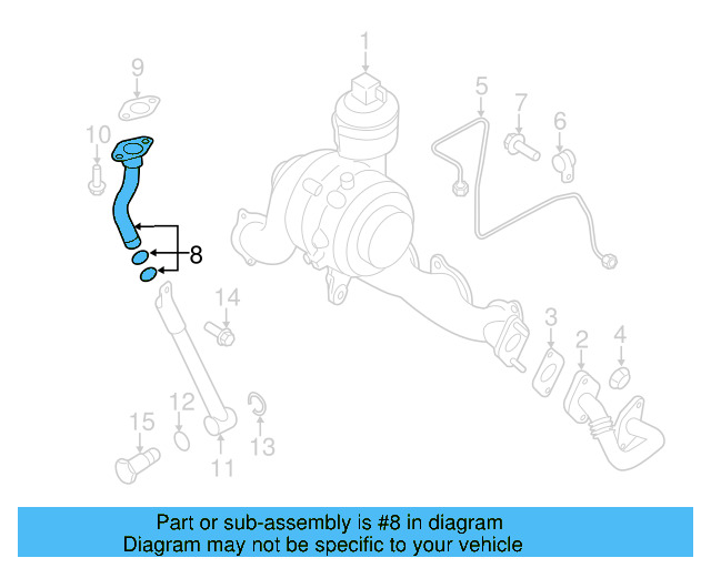 Oil Return Line 03G-145-736-F - View 7