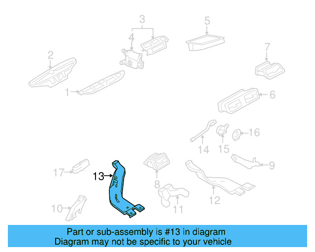 Rear Duct 8U0-819-801-A - View 6