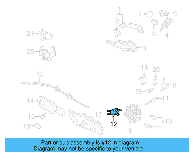 Retaining Bracket 1Q0-837-867-A - View 3
