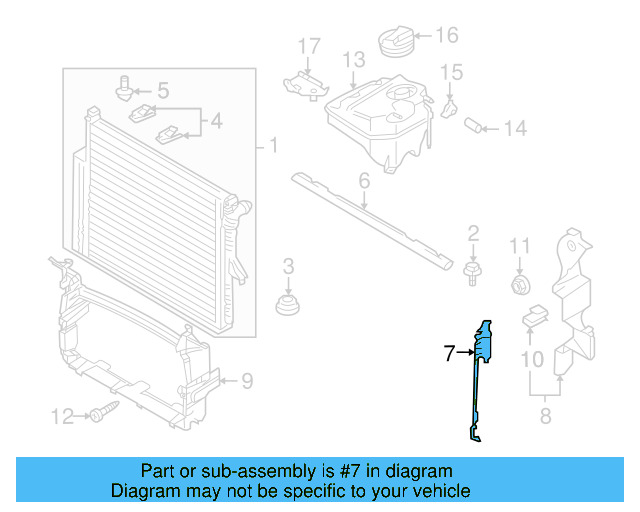 Side Seal 7L0-121-332-B - View 10