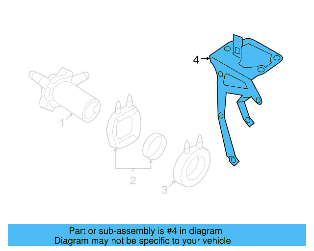Mount Bracket 7L0-121-079 - View 3