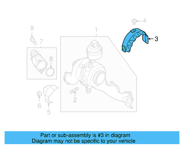 Lower Cover 03L-129-969-B - View 6
