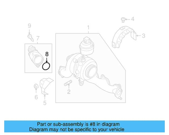 Damper Gasket 03L-145-117-C - View 6