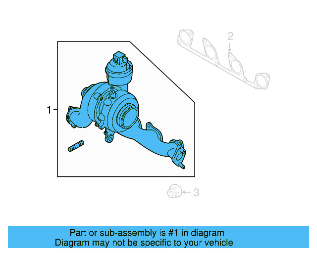 Exhaust Manifold 03L-253-056-X - View 7