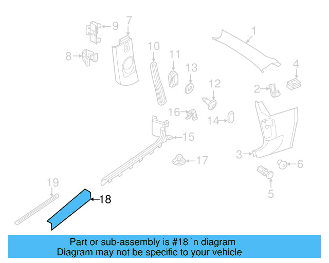 Scuff Plate 5C5-853-371-A-82V - View 8