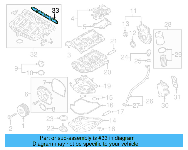 Manifold Gasket 06K-129-717-A - View 17