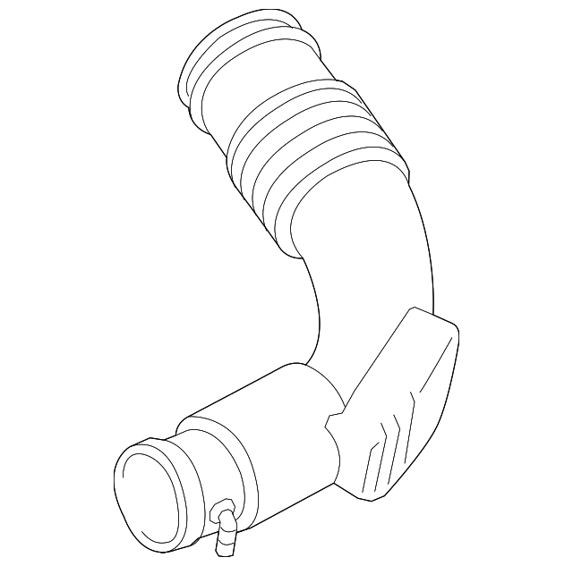 Engine Air Intake Hose 7P0-129-684-A - View 2