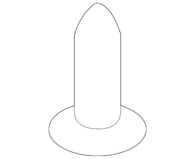 Wheel Opening Molding Retainer Clip 3C0-853-585 - View 57