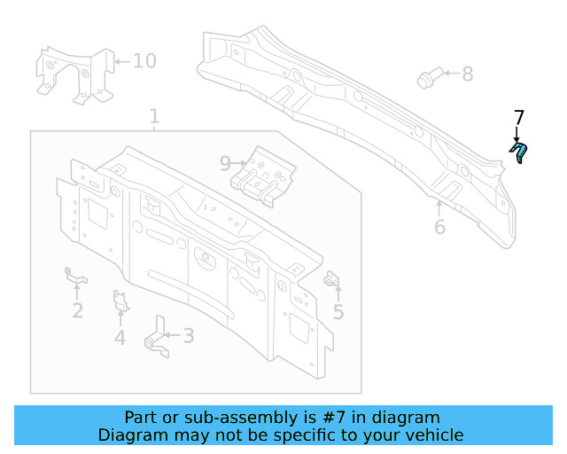 Rear Reinforced Mount Bracket 11A-813-755 - View 3