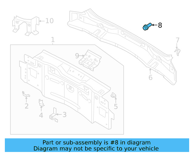Rear Body Panel Stud N-906-526-02 - View 23