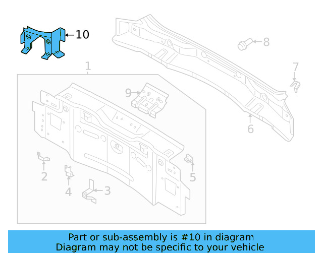Outer Support 11A-804-749 - View 3