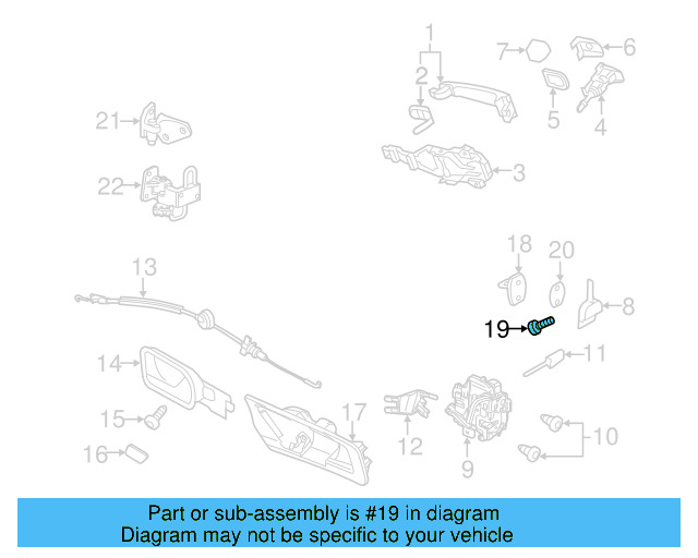 Striker Screw N-910-174-01 - View 2