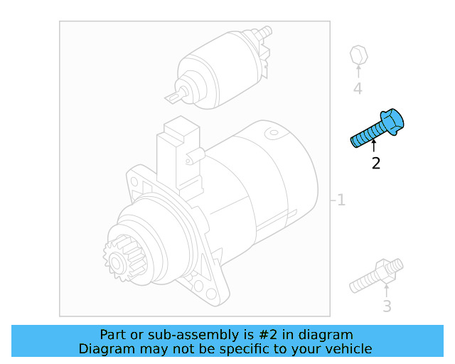 Starter Bolt N-910-304-02 - View 4