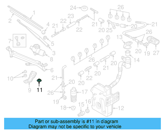 Mount Bracket Nut N-911-431-01 - View 6