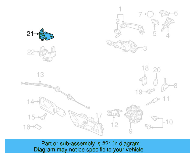 Upper Hinge 3C0-831-402-D - View 13