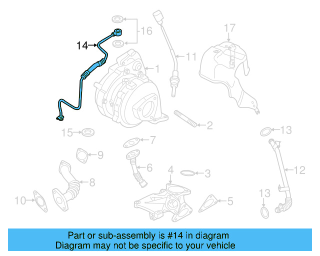 Return Tube 059-145-735-AJ - View 6