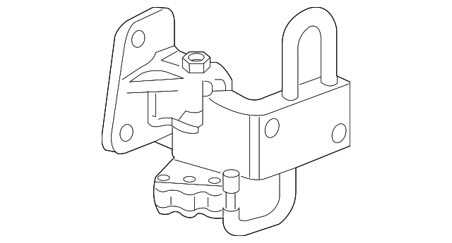 Lower Hinge 1Q0-831-412-A