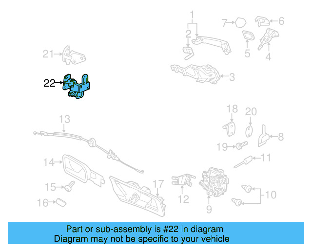 Lower Hinge 1Q0-831-412-A - View 3