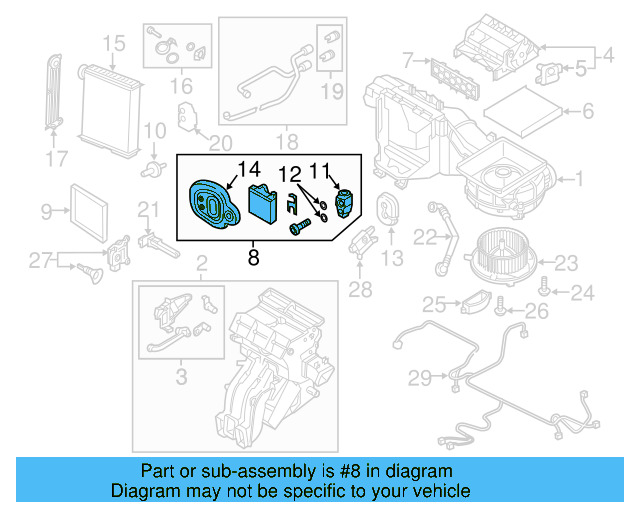 A/C Evaporator Core 5QM-816-103 - View 13