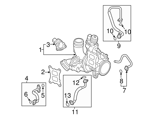 Oil Return Line 06K-145-735-L - View 24