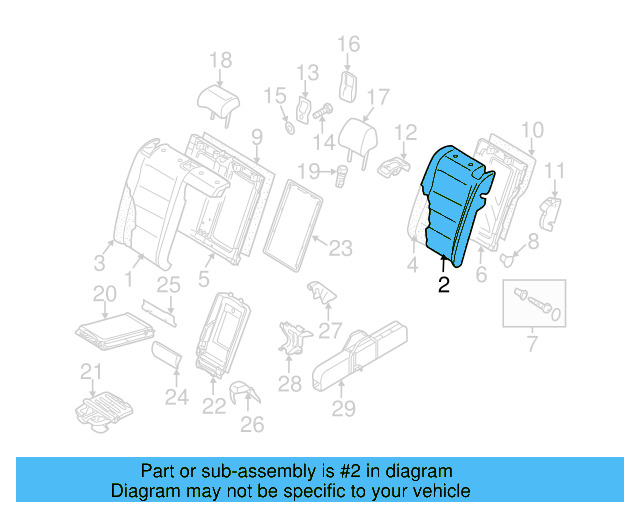 Seat Back Cover 5K0-885-805-BE-ILZ - View 3