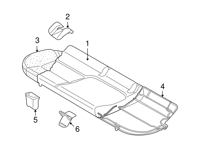 Seat Frame Grommet 1K0-886-373-C - View 27