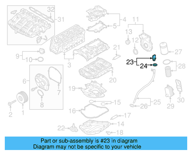 Engine Oil Dipstick 06K-115-611-D - View 31