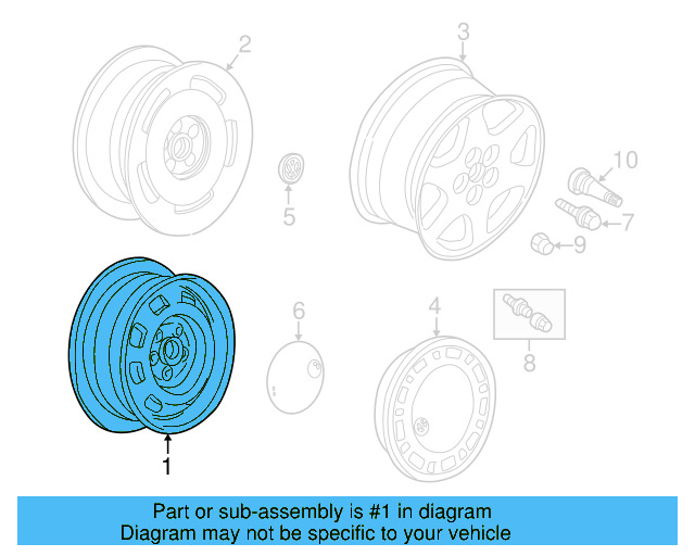 Wheel 701-601-027-B-091 - View 4