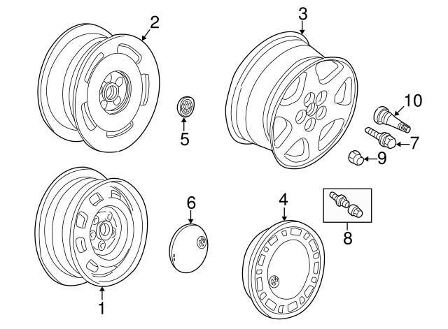 Valve Stem 311-601-361 - View 79