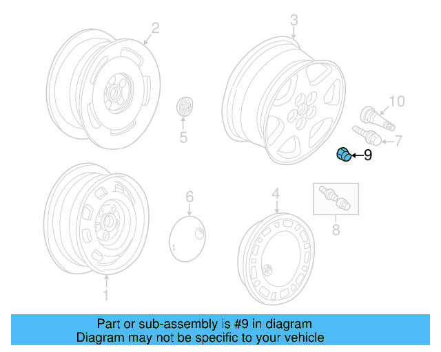 Cap 7D0-601-173-2BC - View 3