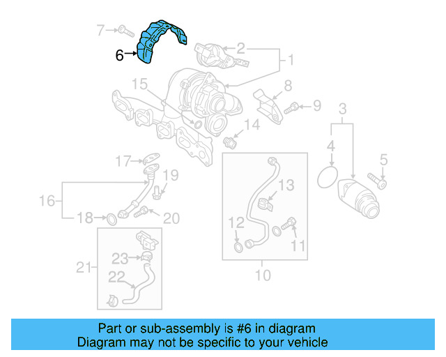 Upper Cover 04L-129-969-K - View 10