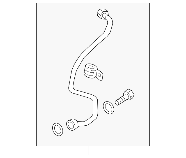 Oil Outlet Tube 04L-145-736-H - View 3