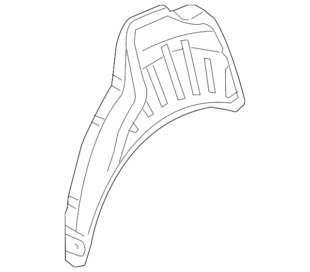 Outer Wheelhouse 3D5-809-412-A