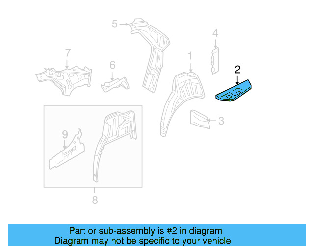Bracket 3D0-907-647 - View 5