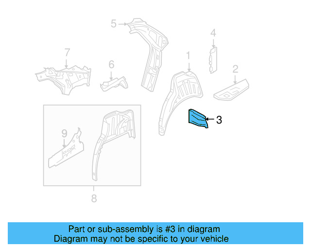 Reinforcement 3D5-810-327-A - View 3