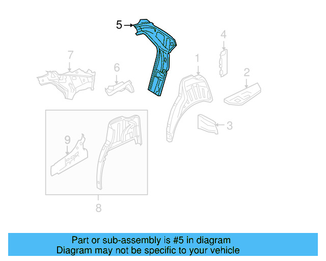 Pillar Reinforced 3D5-809-264-C - View 3