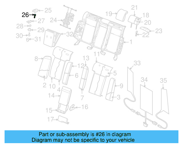 Seat Back Heater 3D0-963-551-R - View 6