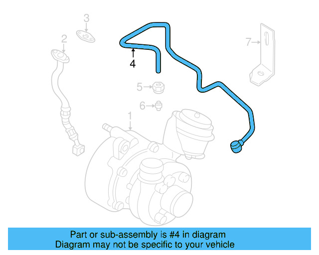 Oil Return Line 028-145-736-AJ - View 7