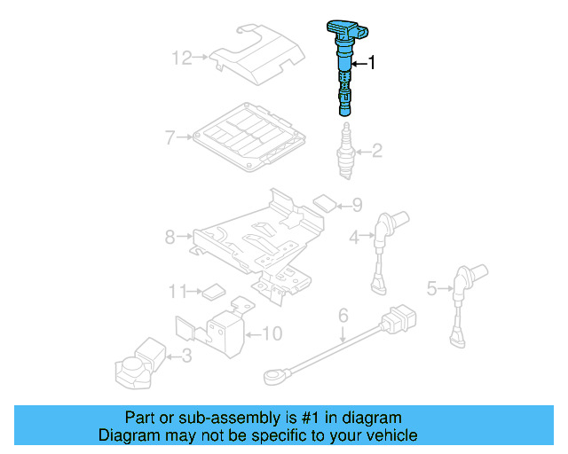 Ignition Coil 07K-905-715-G - View 58