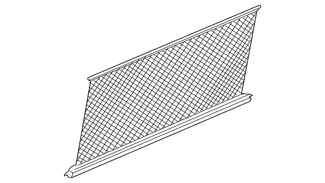 Back Glass Sunshade 1K5-861-325-7G8 - View 3