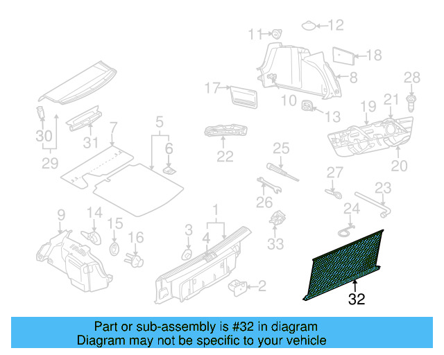 Back Glass Sunshade 1K5-861-325-7G8