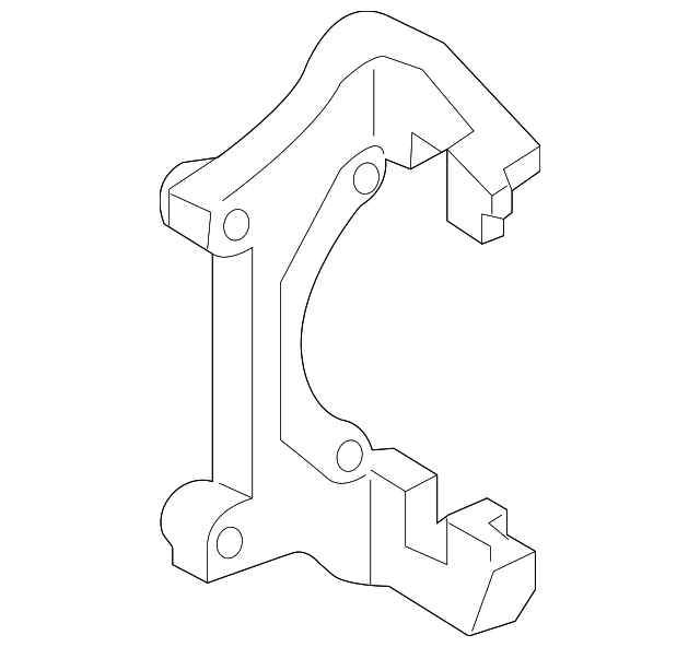 Caliper Mount 8E0-615-125-C - View 2