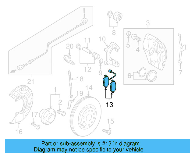 Bracket 1K0-611-846-B - View 78
