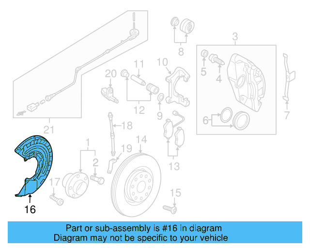 Splash Shield 1K0-615-312-C - View 4