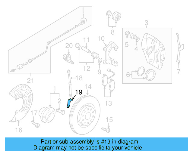 Bracket 1K0-611-846-B - View 76
